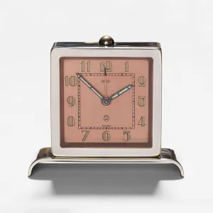 1950s Jaeger-Le-Coultre Art Deco Alarm Clock