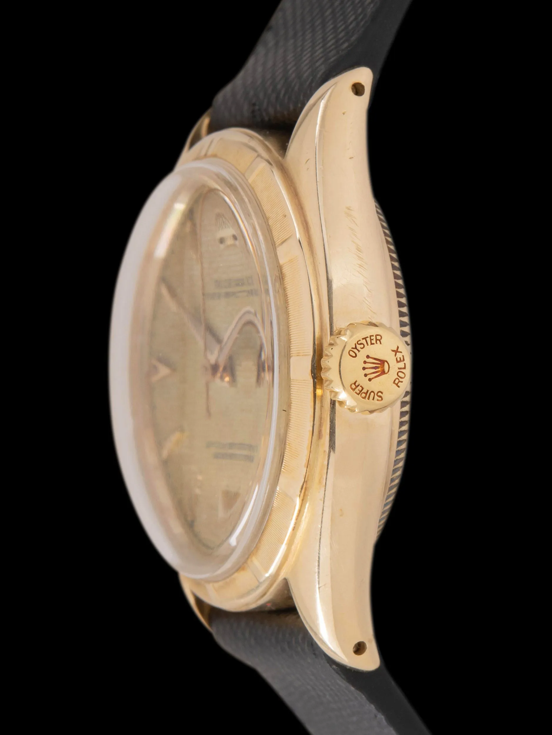 1952 Rolex Oyster Perpetual 14K YG (Ref. 6085) Honeycomb “OCC” Dial