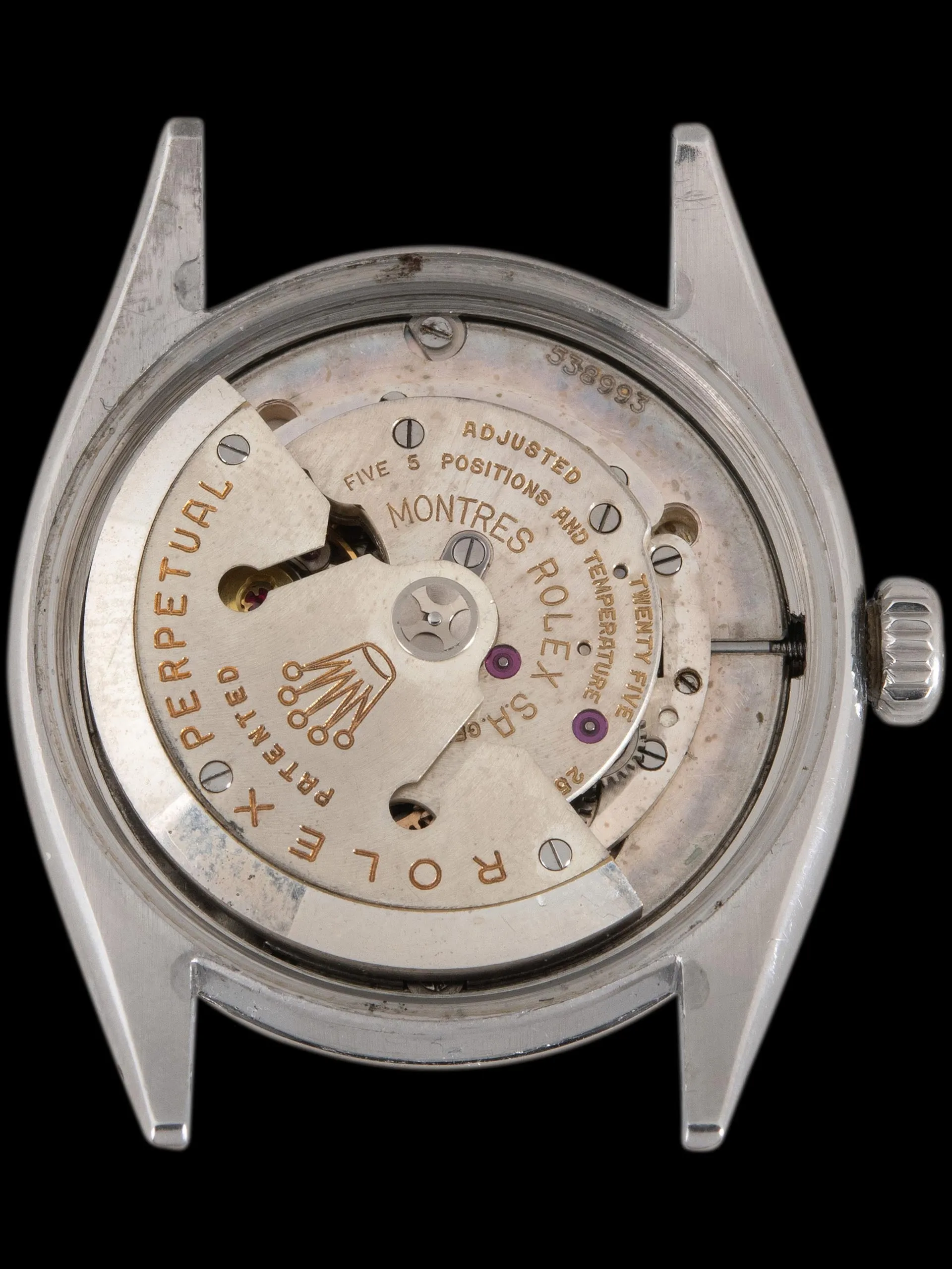 1955 Rolex Oyster-Perpetual (Ref. 6580) "Raised Minute-Track" Dial