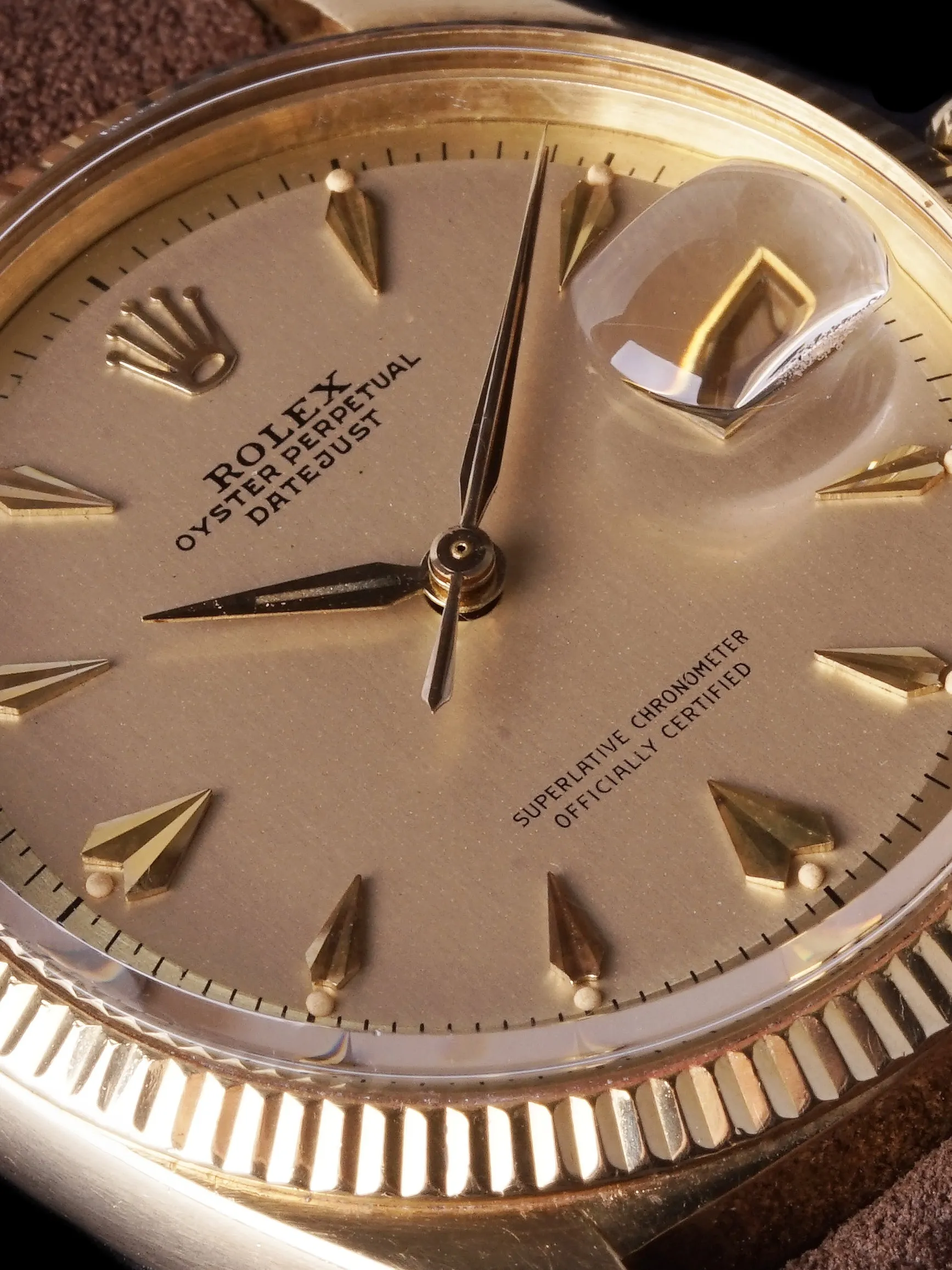 1957 Rolex Datejust (Ref. 6605) 18k YG
