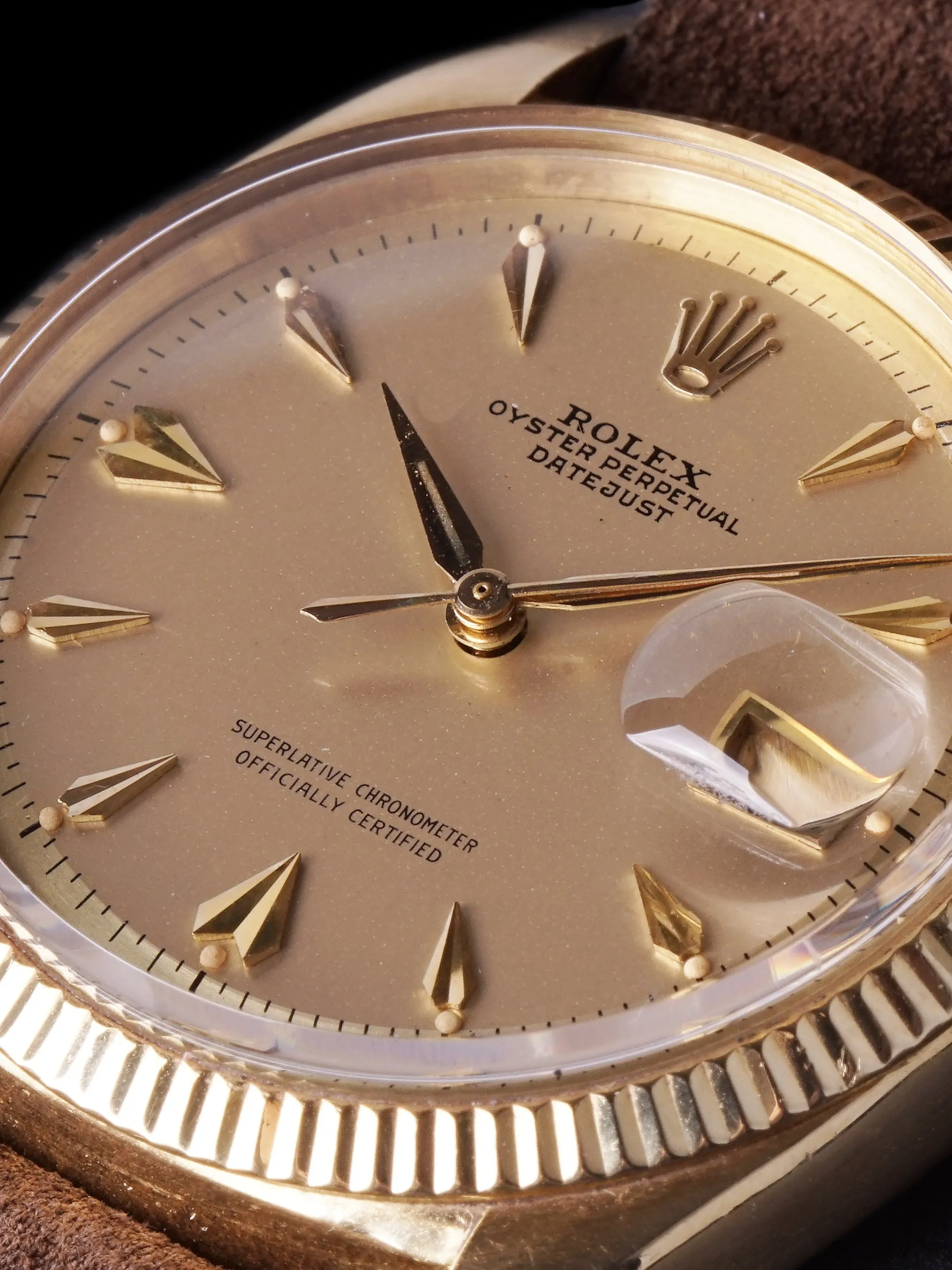 1957 Rolex Datejust (Ref. 6605) 18k YG
