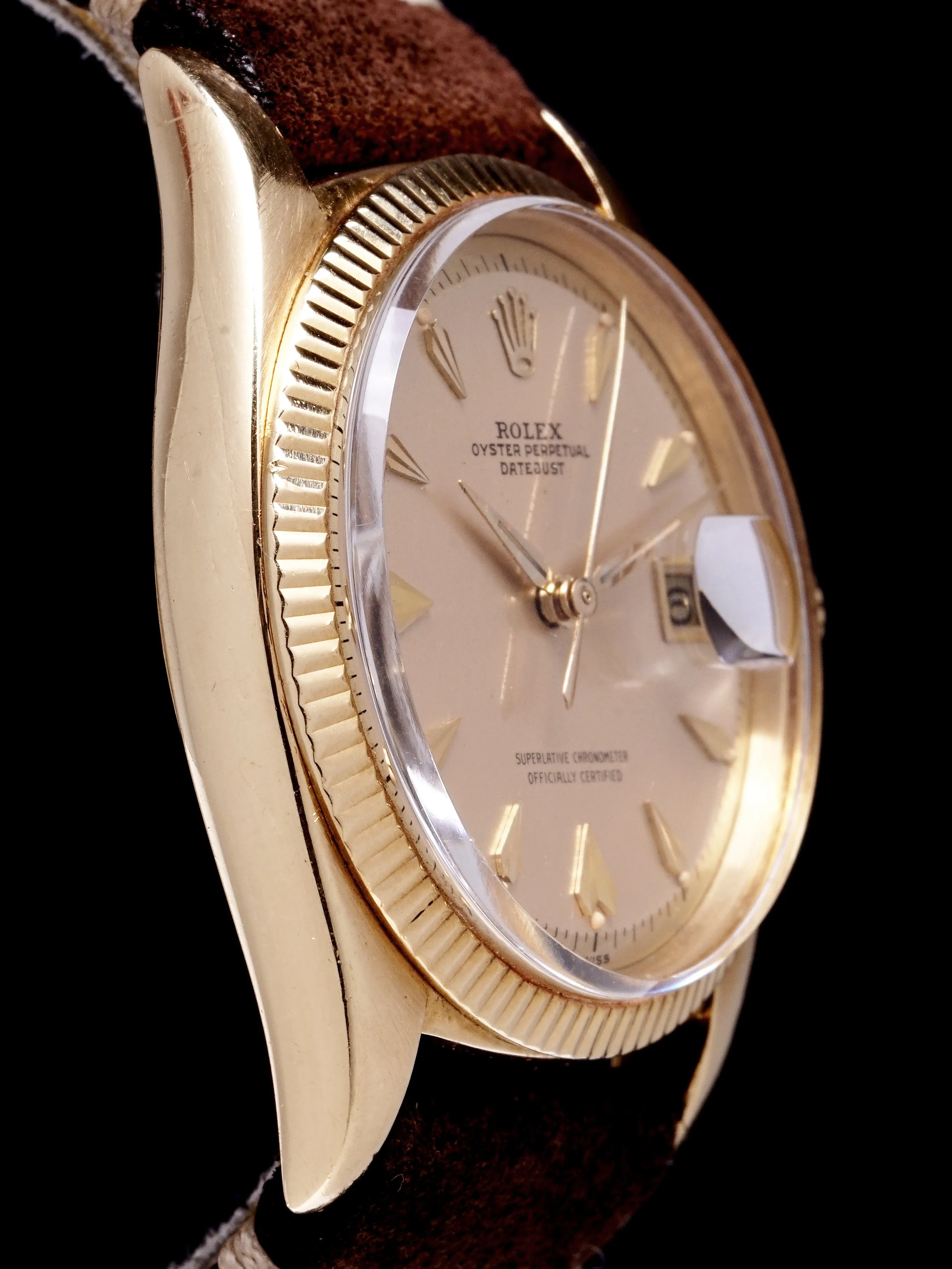 1957 Rolex Datejust (Ref. 6605) 18k YG