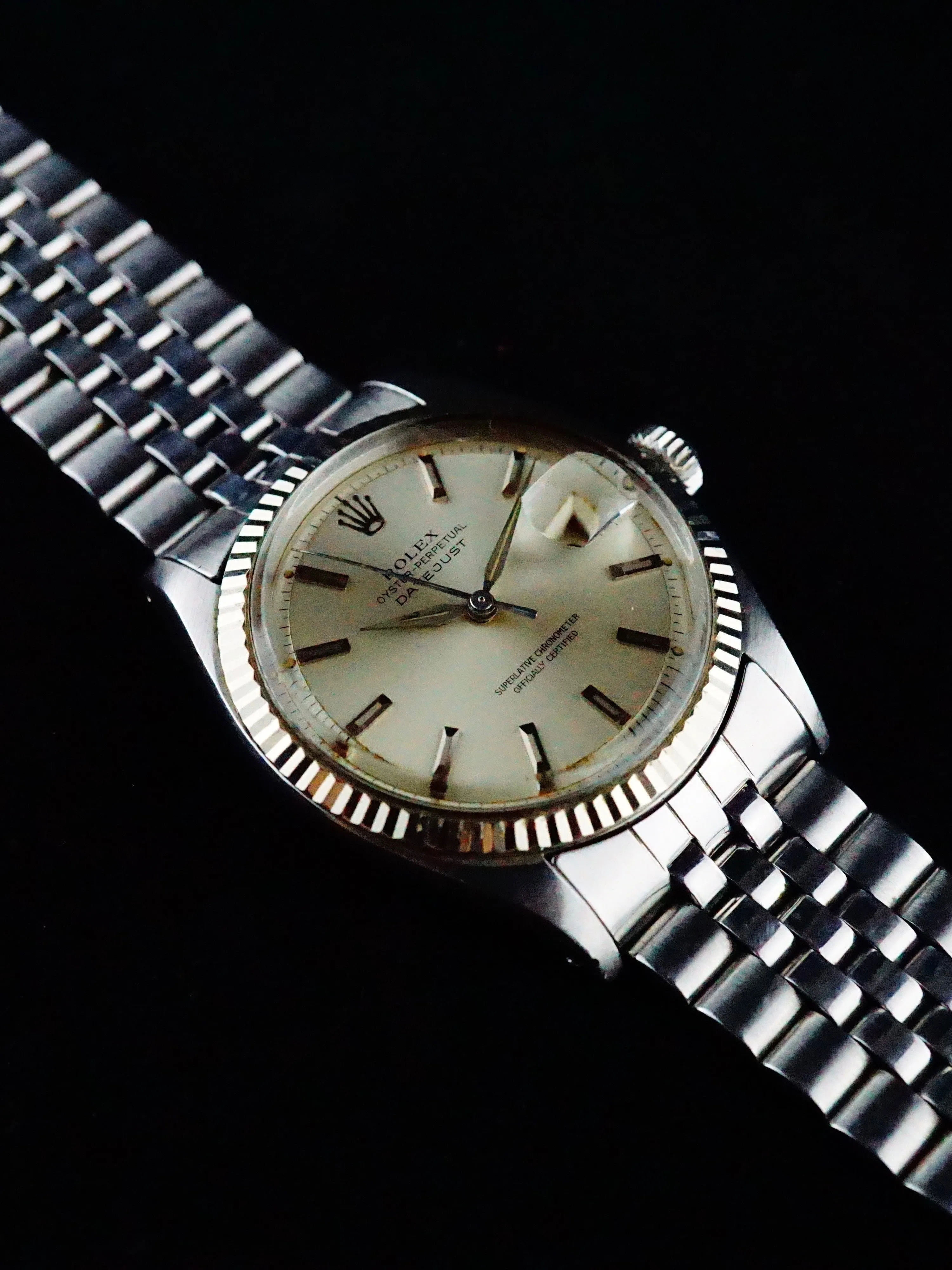 1962 Rolex Datejust (Ref. 1601) Silver Swiss Only Dial