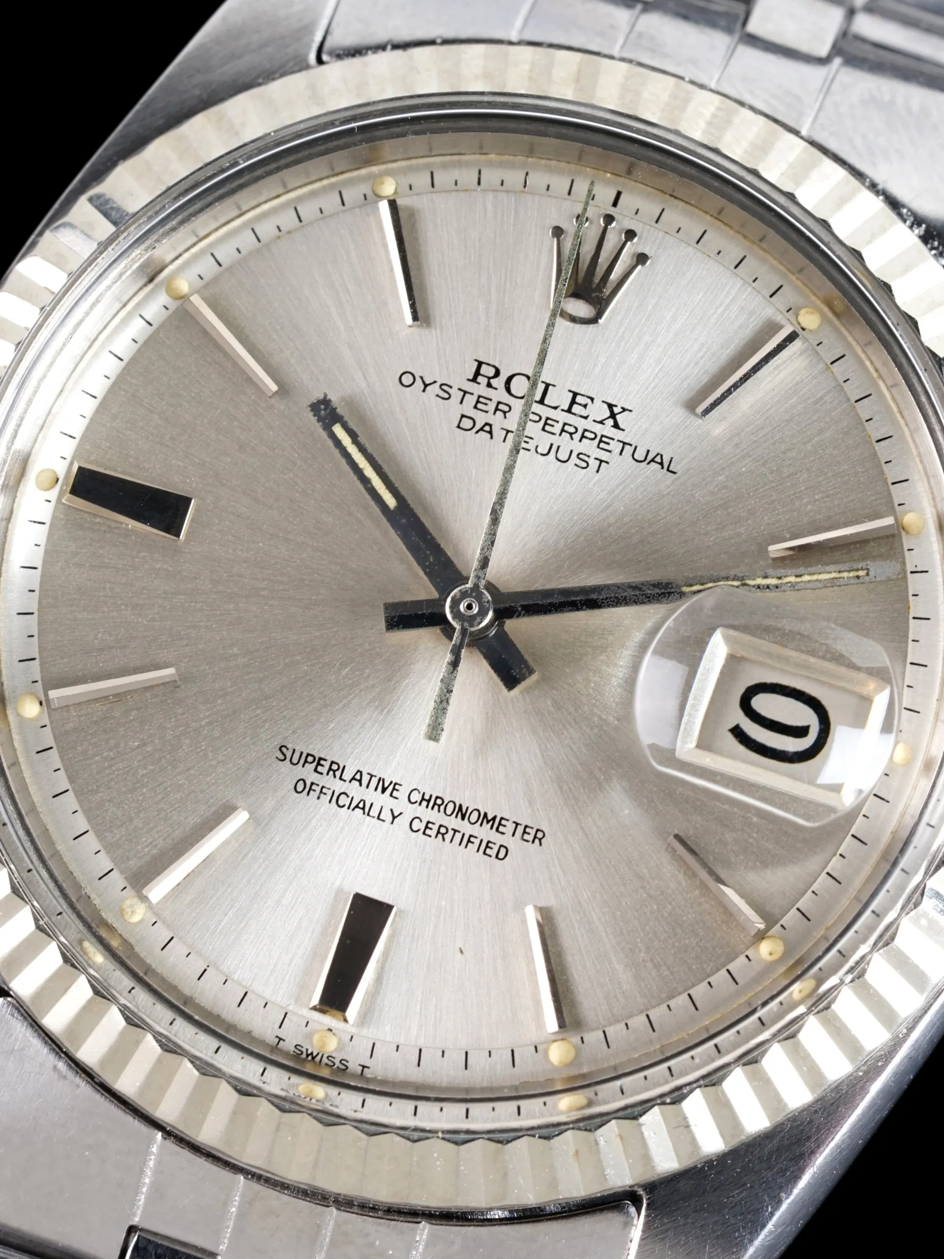 1966 Rolex Datejust (Ref. 1601) Silver "Doorstop" Dial