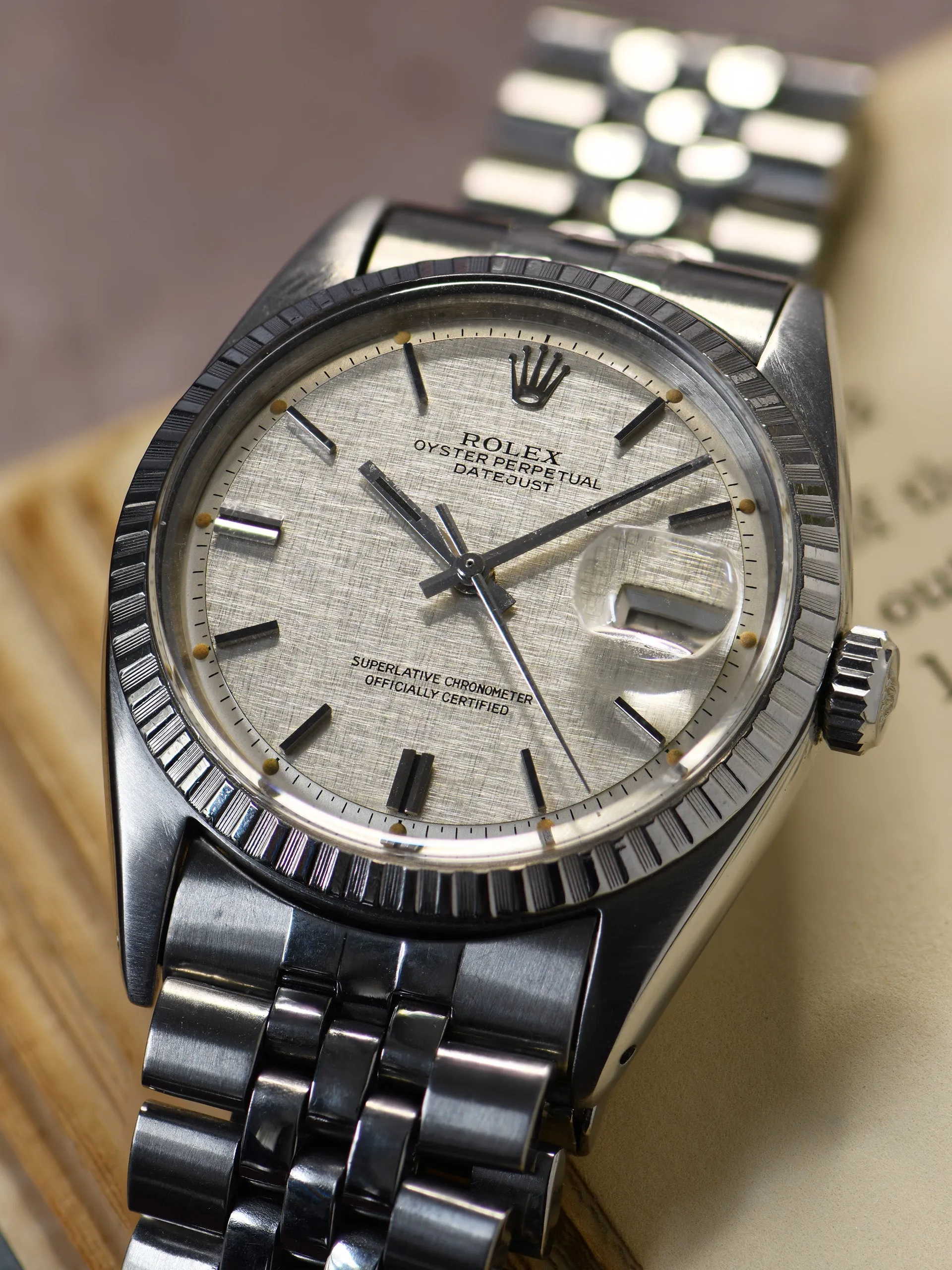 1966 Rolex Datejust (Ref. 1603) Silver Linen Dial
