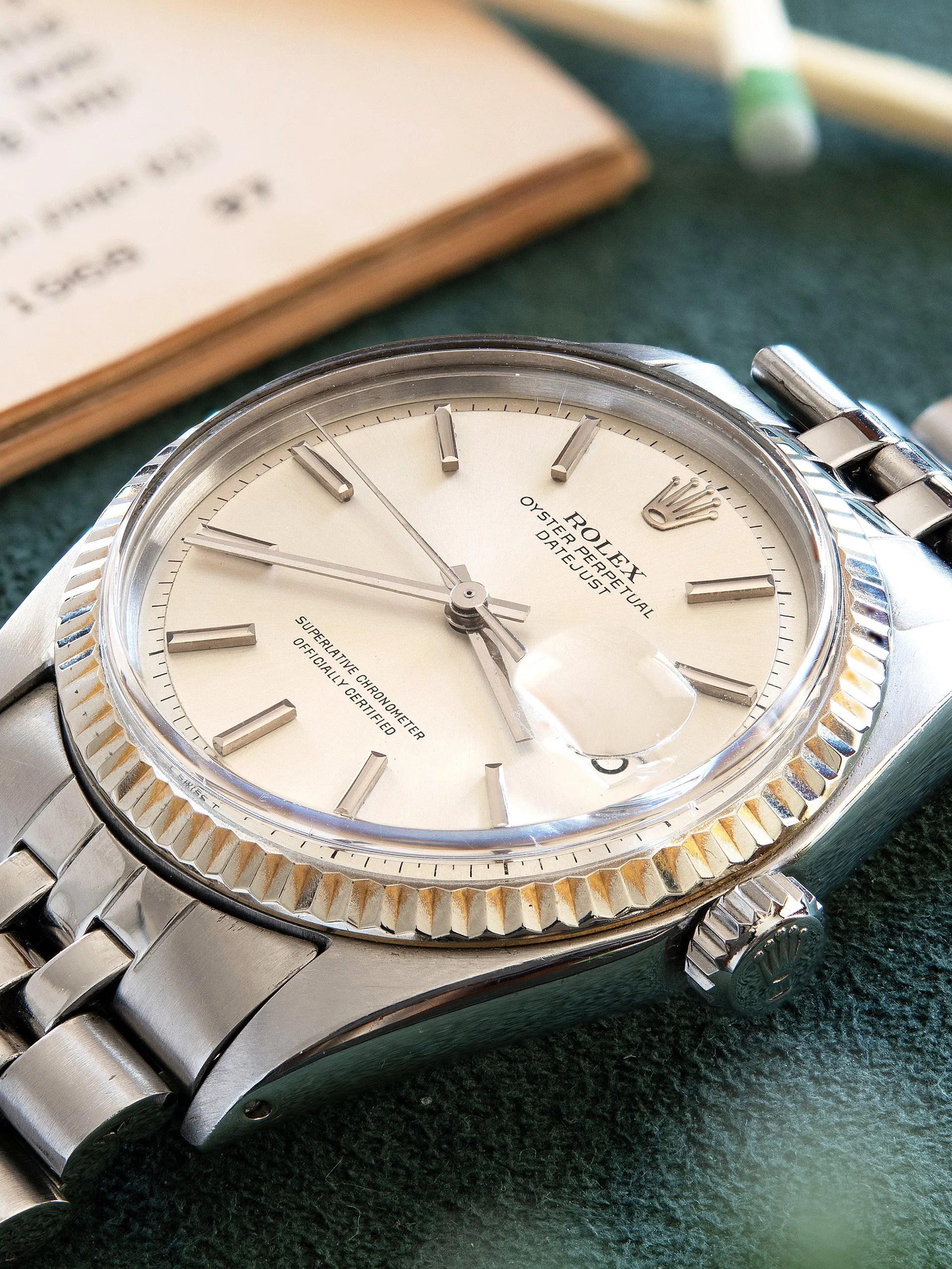 1969 Rolex Datejust (Ref. 1601) Silver Non-Luminous Dial