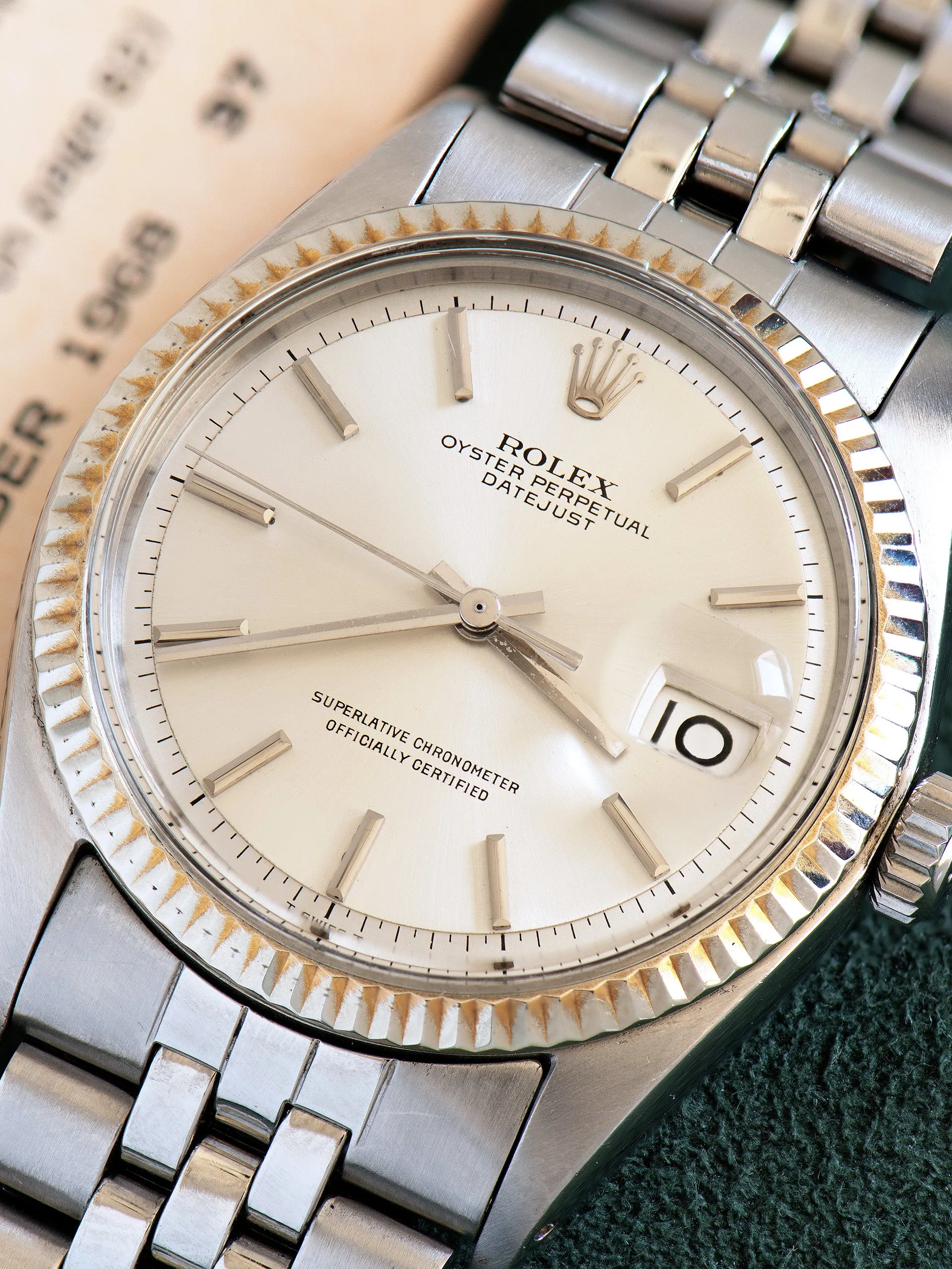 1969 Rolex Datejust (Ref. 1601) Silver Non-Luminous Dial