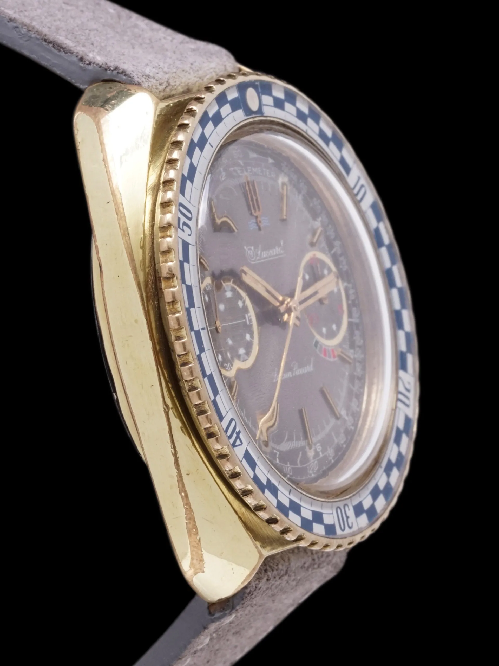 1970s Lucien Piccard Luccard Chronograph "Paul Newman Dial"