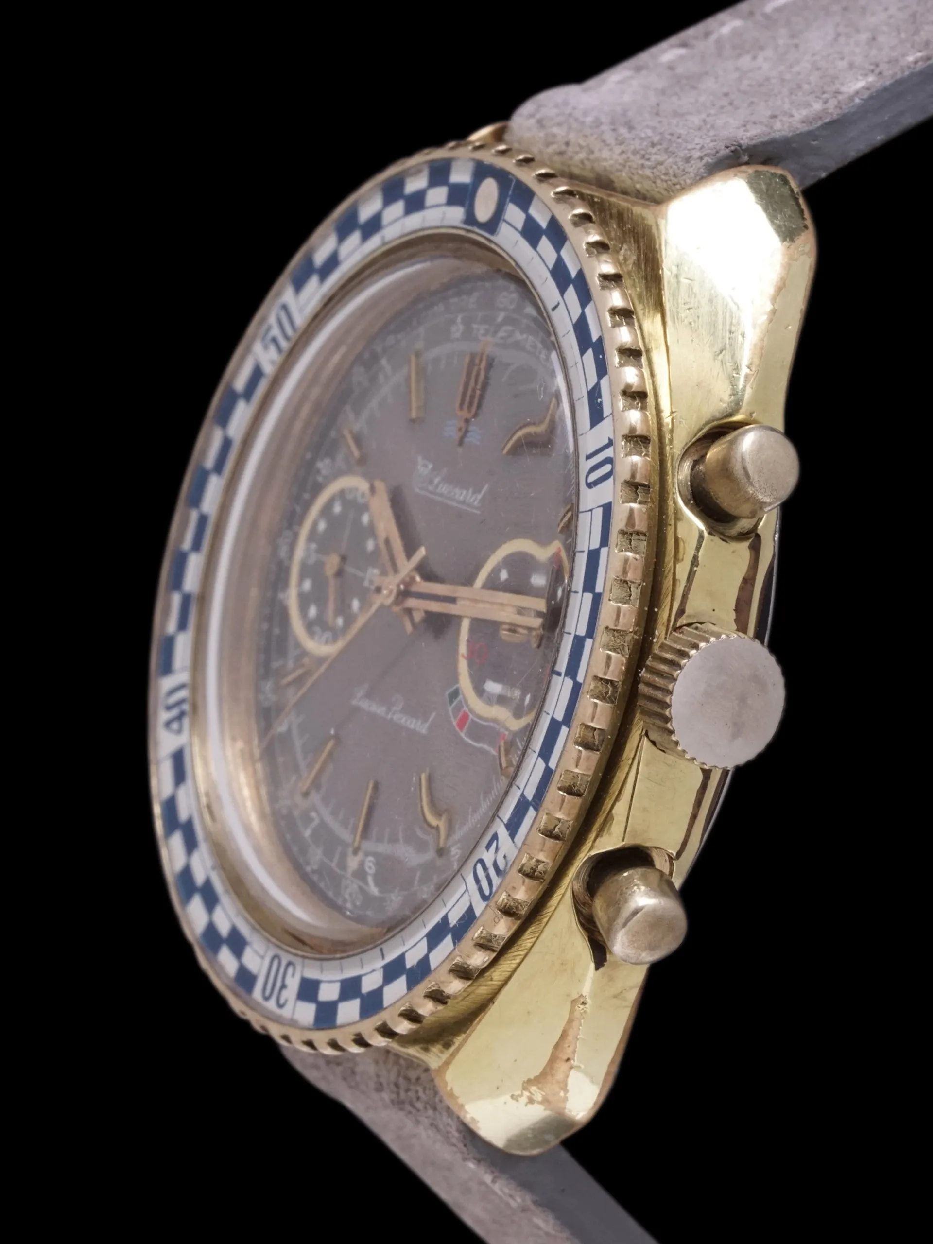 1970s Lucien Piccard Luccard Chronograph "Paul Newman Dial"