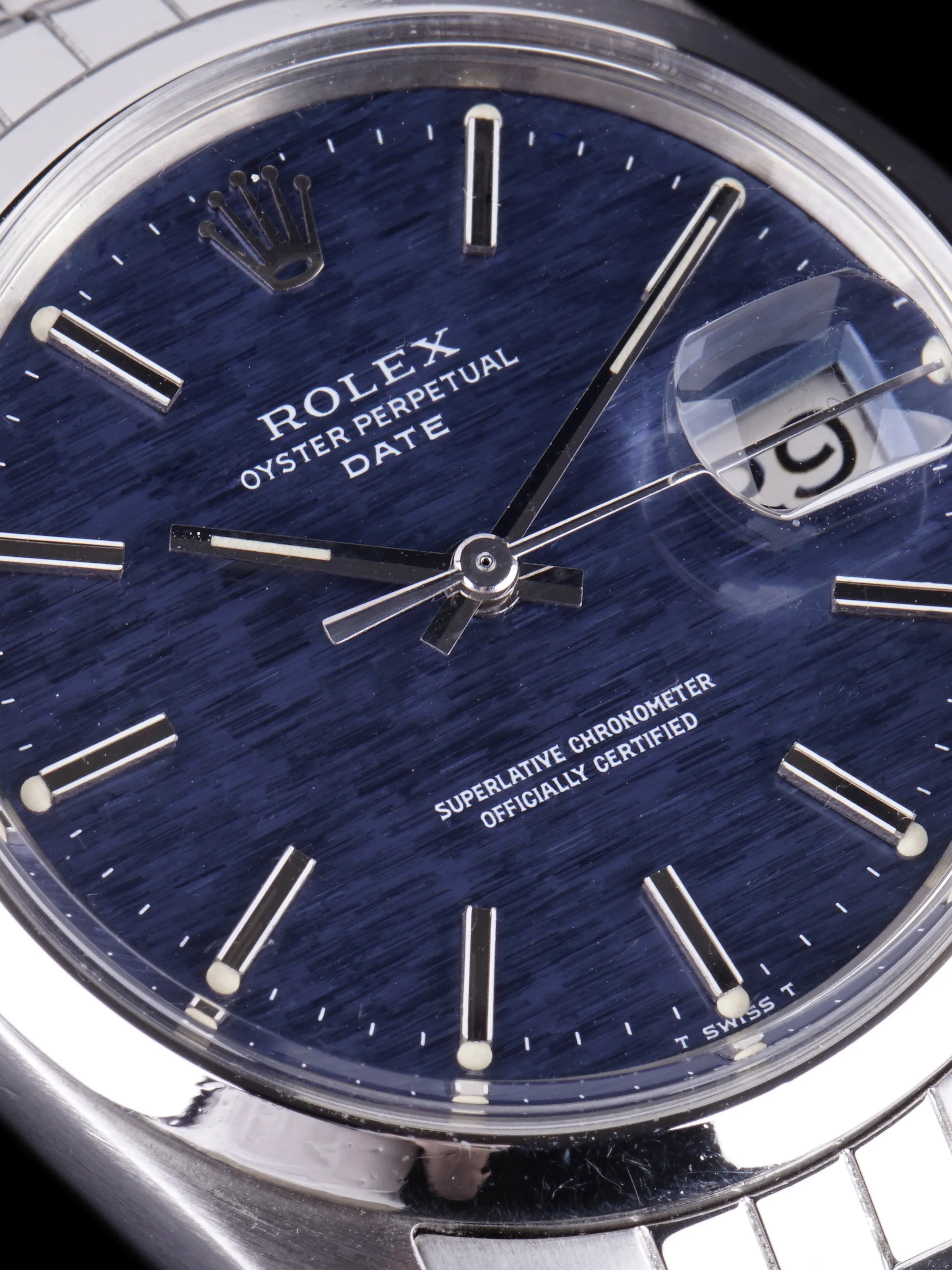 1971 Rolex Oyster Perpetual Date (Ref. 1500) Blue Mosaic Dial