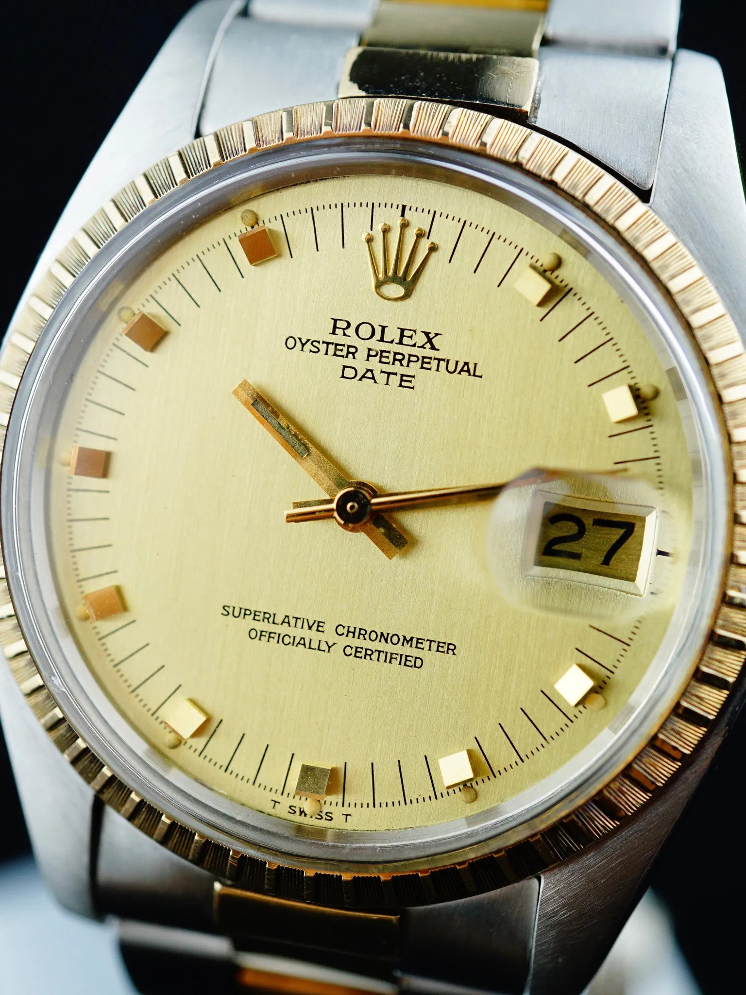 1979 Rolex Oyster Perpetual Date (Ref. 1505) Two Tone