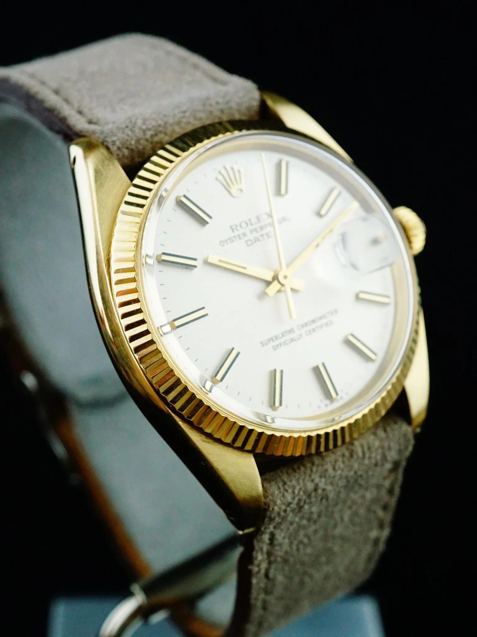 1980 Rolex Oyster Perpetual Date (Ref. 1503) 14K Solid Gold