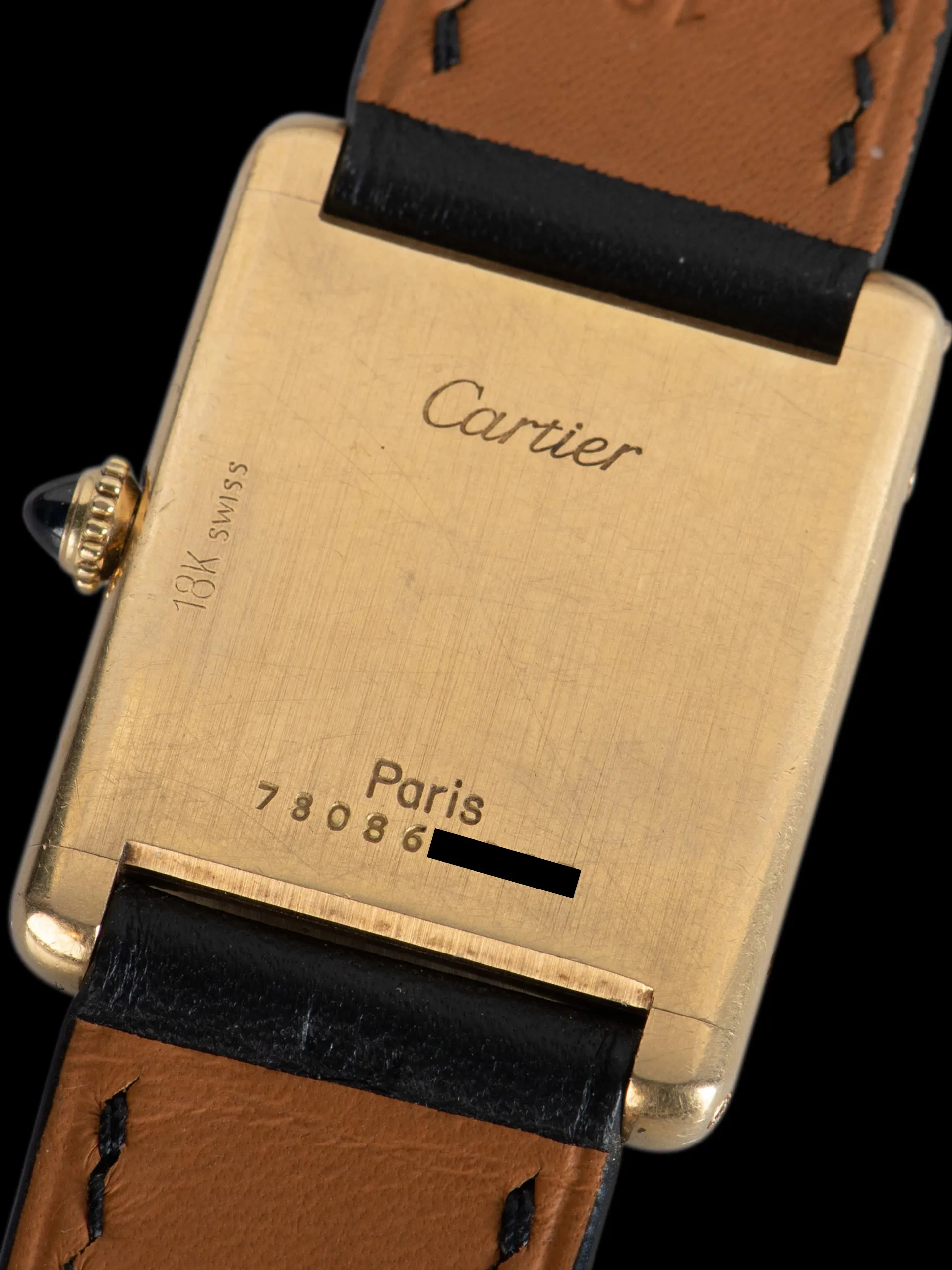 1980s Cartier Tank LC (Ref. 78086) 18K YG
