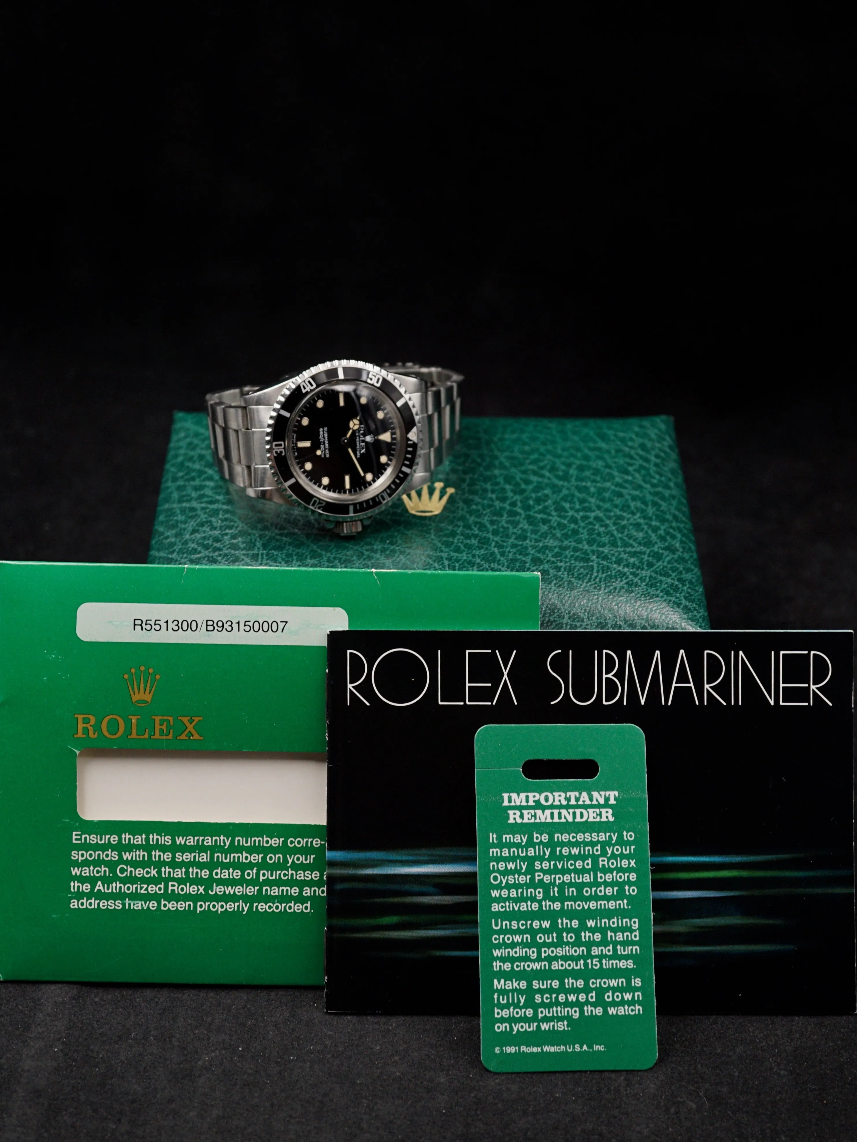 1985 Rolex Submariner (Ref. 5513)