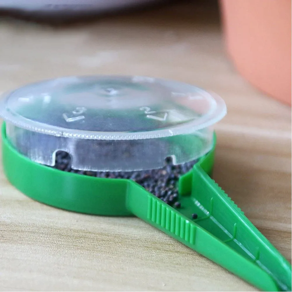 2 New Mini Hand Gardening Seeder Tool Flower Grass Seed Seeder Sower Useful
