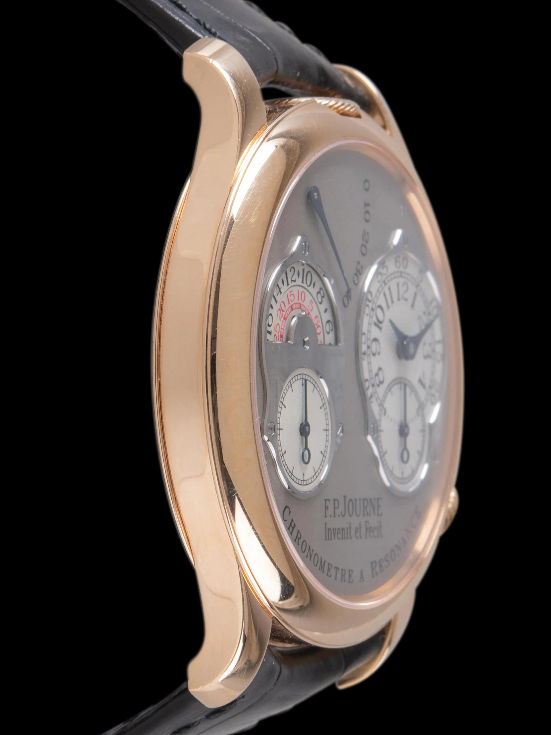 2012 F.P. Journe Résonance "Parking Meter" 18K RG (Ref. RT) Grey Dial W/ Box & Card