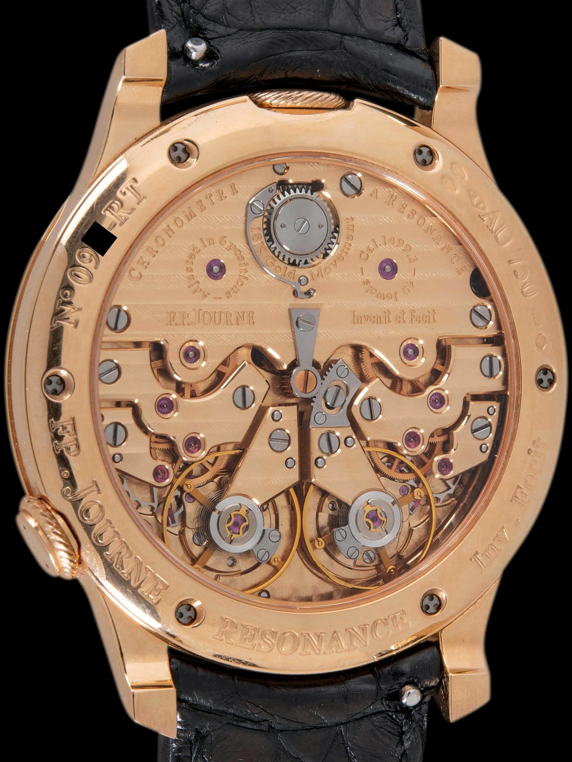 2012 F.P. Journe Résonance "Parking Meter" 18K RG (Ref. RT) Grey Dial W/ Box & Card