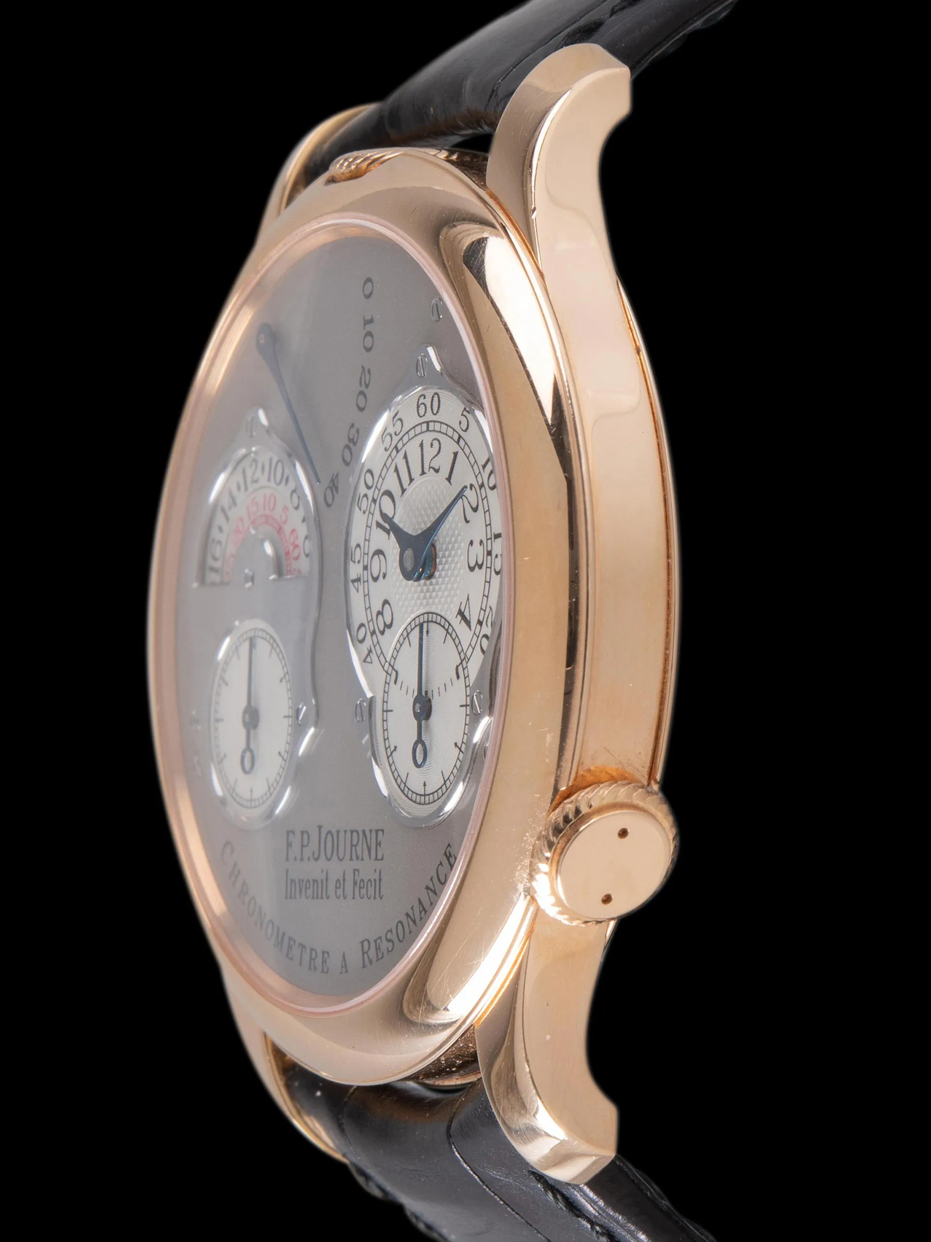 2012 F.P. Journe Résonance "Parking Meter" 18K RG (Ref. RT) Grey Dial W/ Box & Card