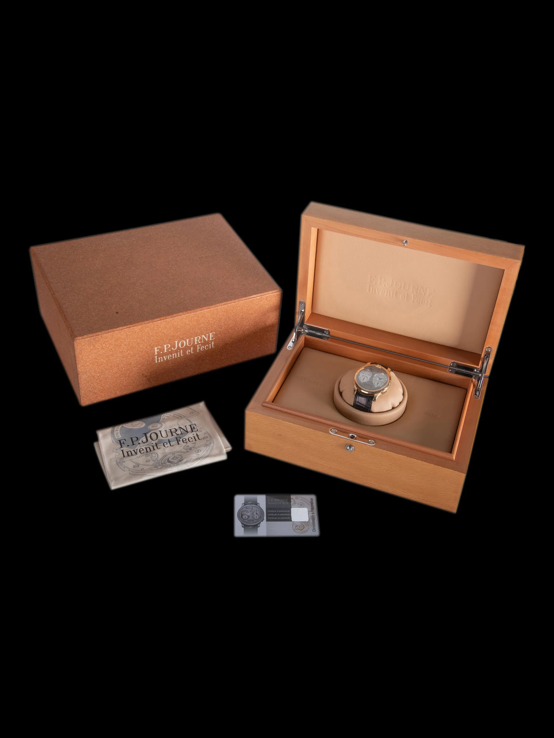 2012 F.P. Journe Résonance "Parking Meter" 18K RG (Ref. RT) Grey Dial W/ Box & Card