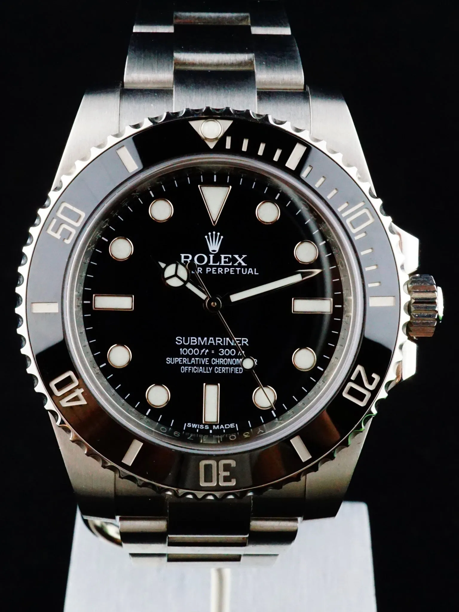 2015 Rolex Submariner 114060 with Box and Papers