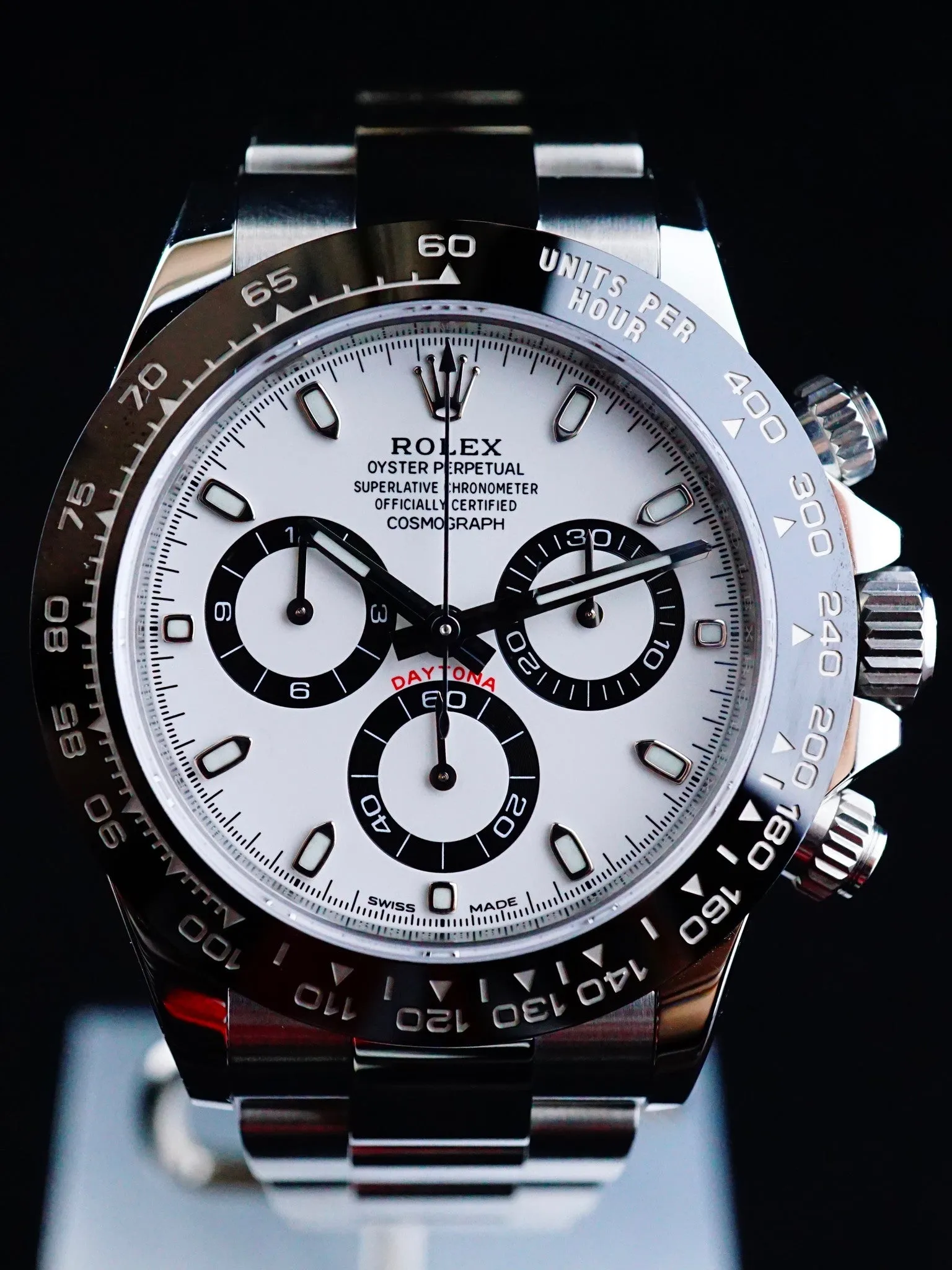 2016 Rolex Ceramic Daytona 116500LN White Dial with Box and Papers