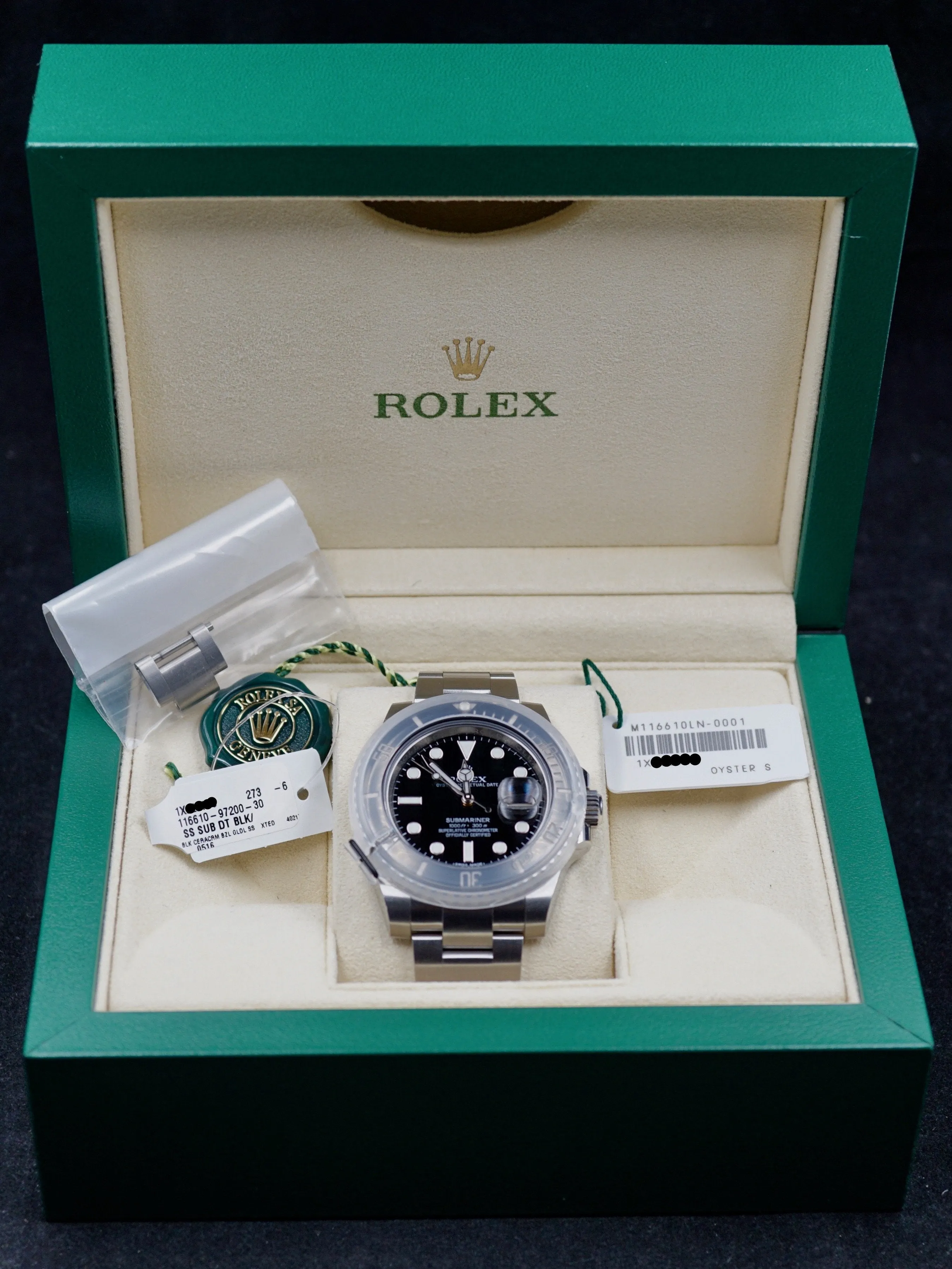 2016 Rolex Submariner Date Ref. 116610LN w/ Box and Papers