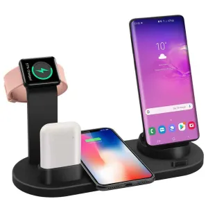 4 in 1 Wireless Charging Dock Station For Apple Watch iPhone