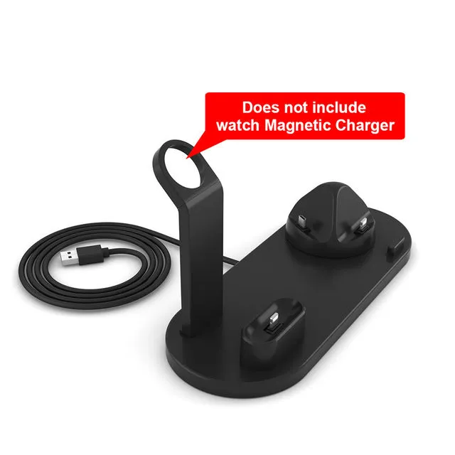 4 in 1 Wireless Charging Dock Station For Apple Watch iPhone