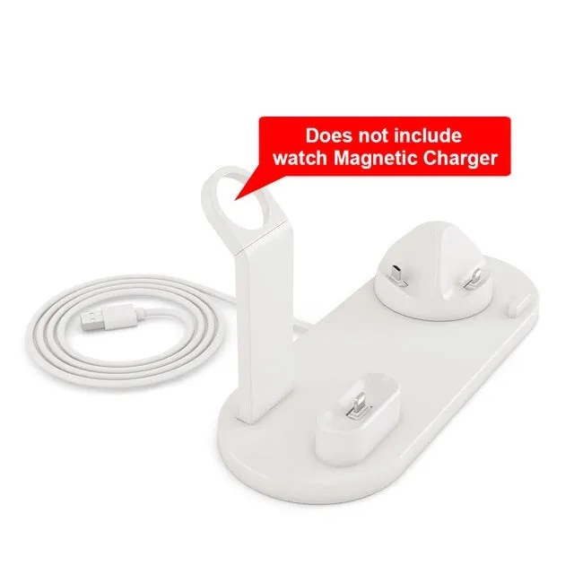 4 in 1 Wireless Charging Dock Station For Apple Watch iPhone