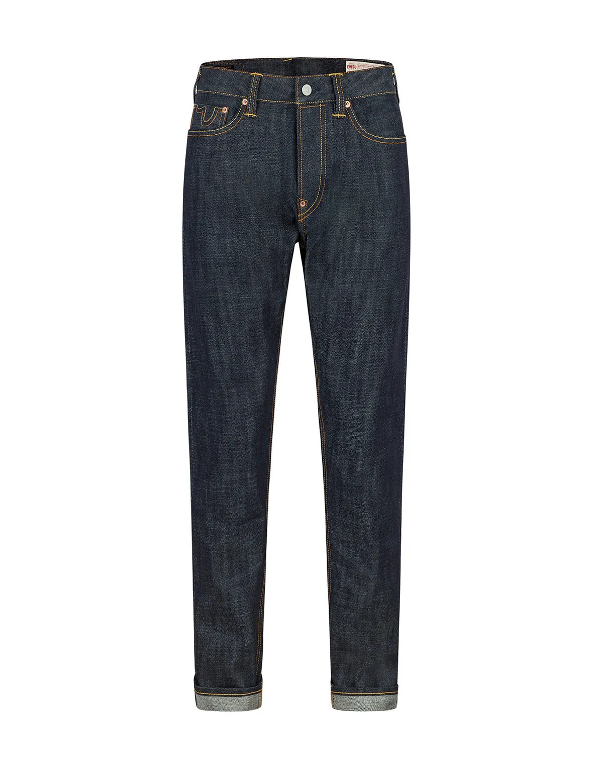 7 Pockets Design Carrot Fit Raw Jeans #2017