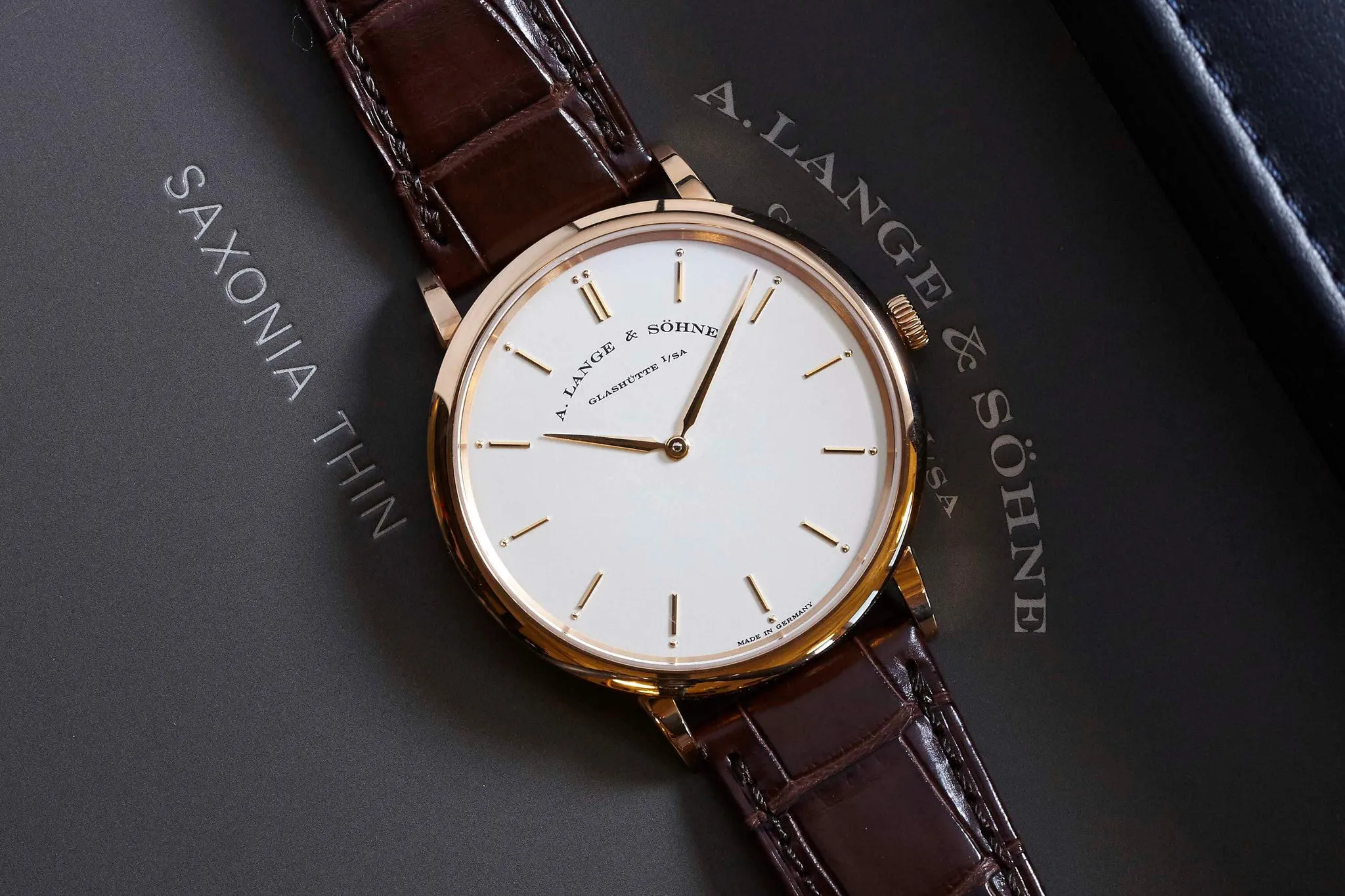 A. Lange & Söhne Saxonia Thin Pink Gold