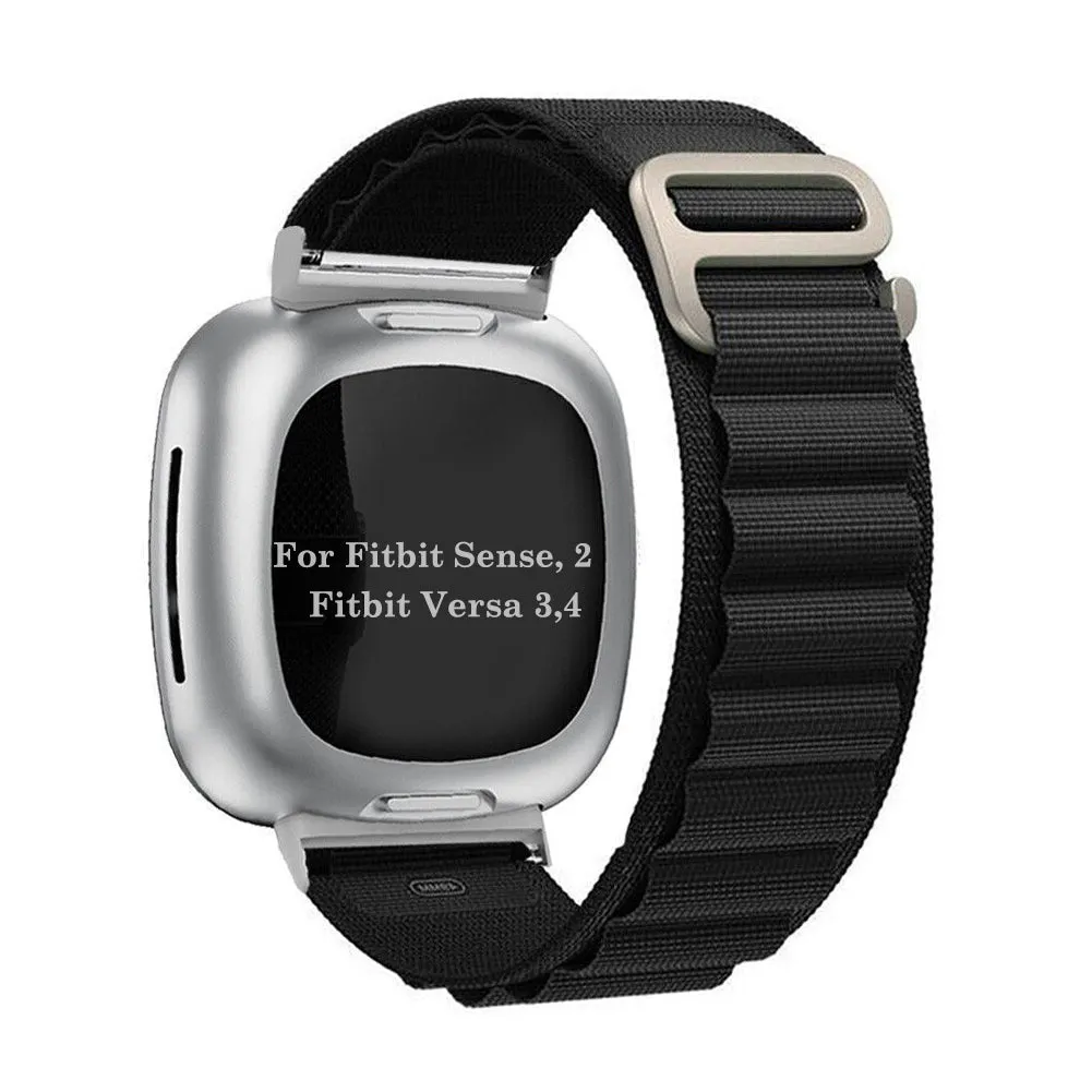 Alpine Loop Strap For Fitbit sense, 2 & versa 3, versa 4- Green