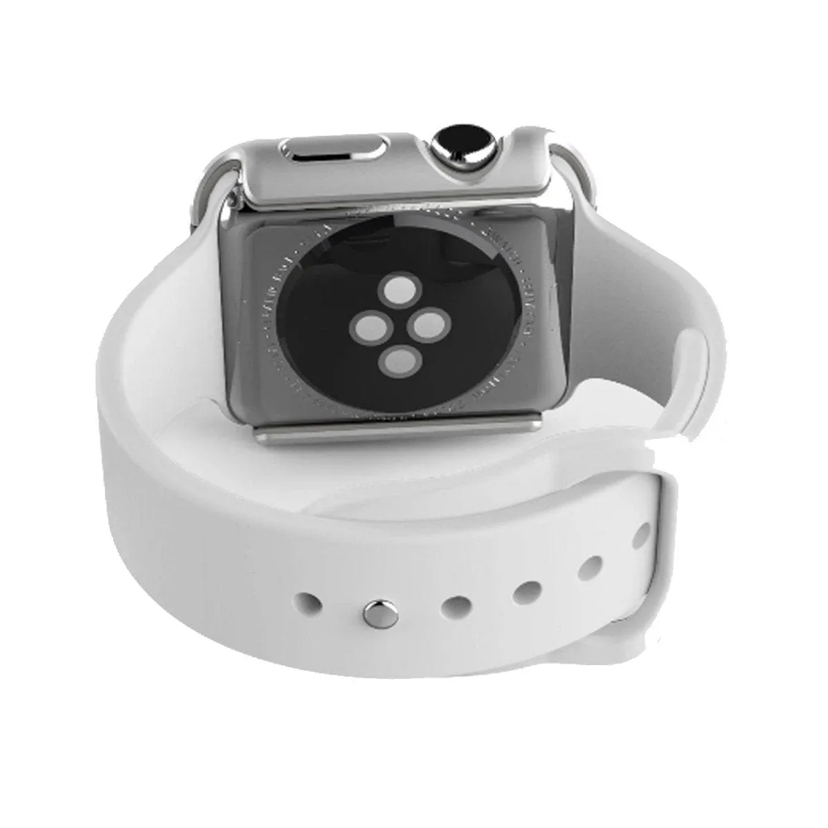 Apple Watch Edge Case - Raptic Edge Silver/Grey