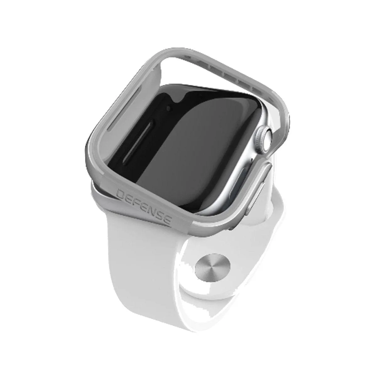 Apple Watch Edge Case - Raptic Edge Silver/Grey