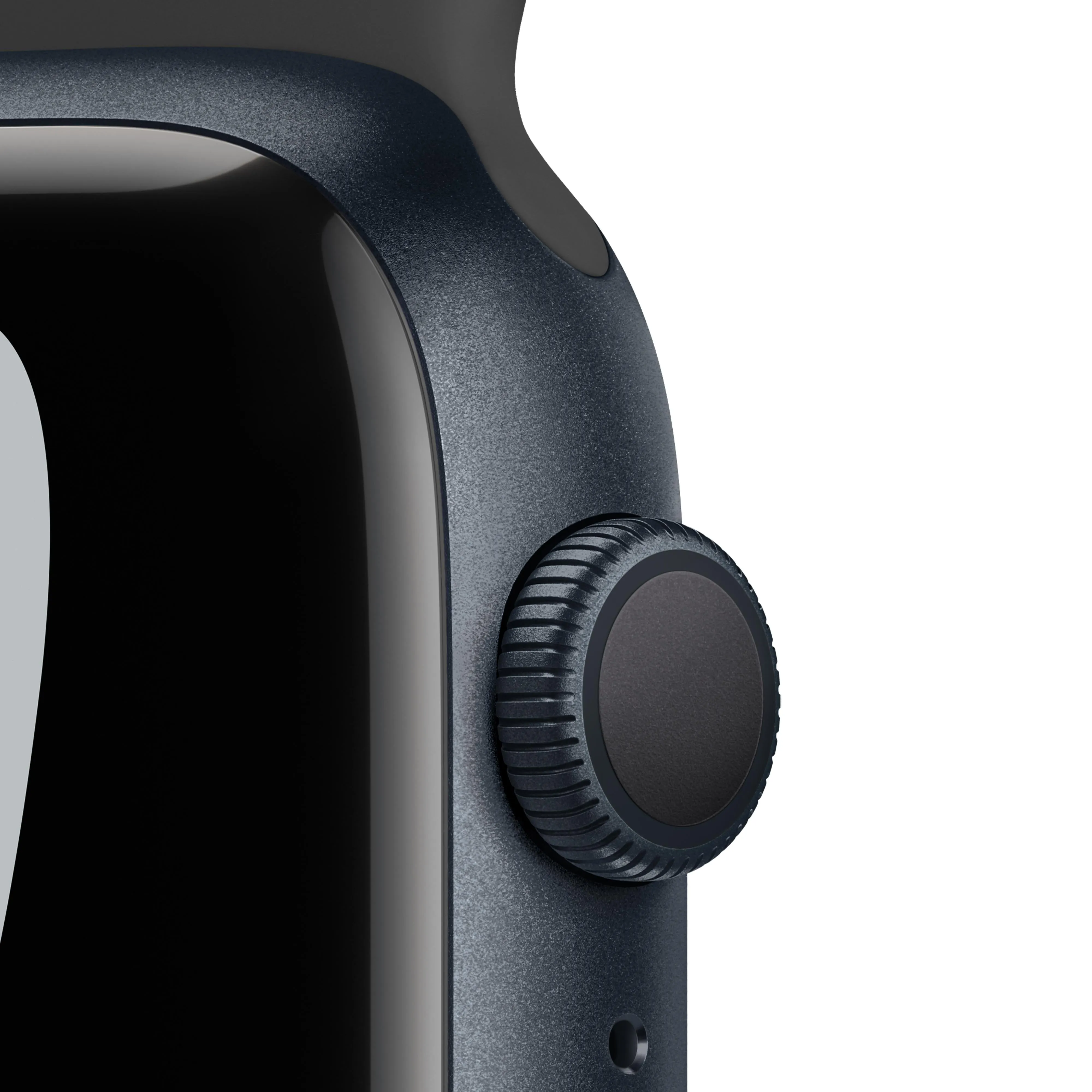 Apple Watch Nike Series 7 GPS, 45mm Midnight Aluminium Case with Anthracite/Black Nike Sport Band - Regular