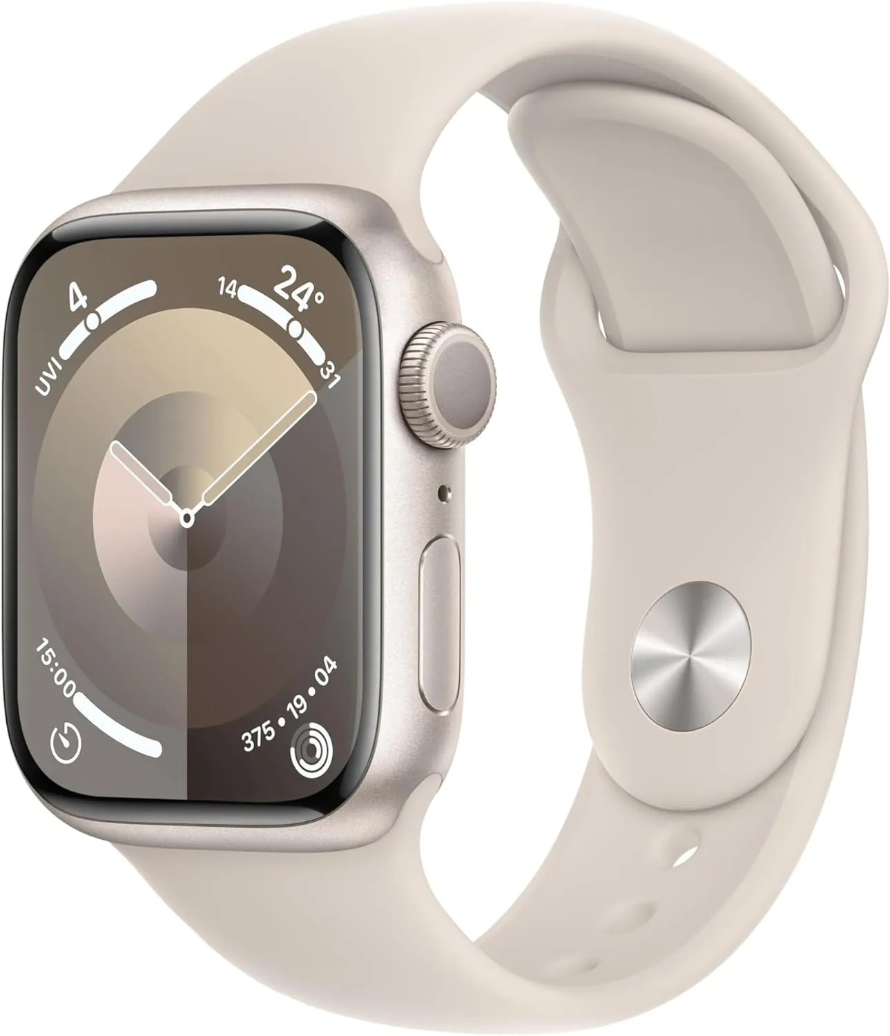 Apple Watch Series 9 41mm Smartwatch with Starlight Aluminum Case