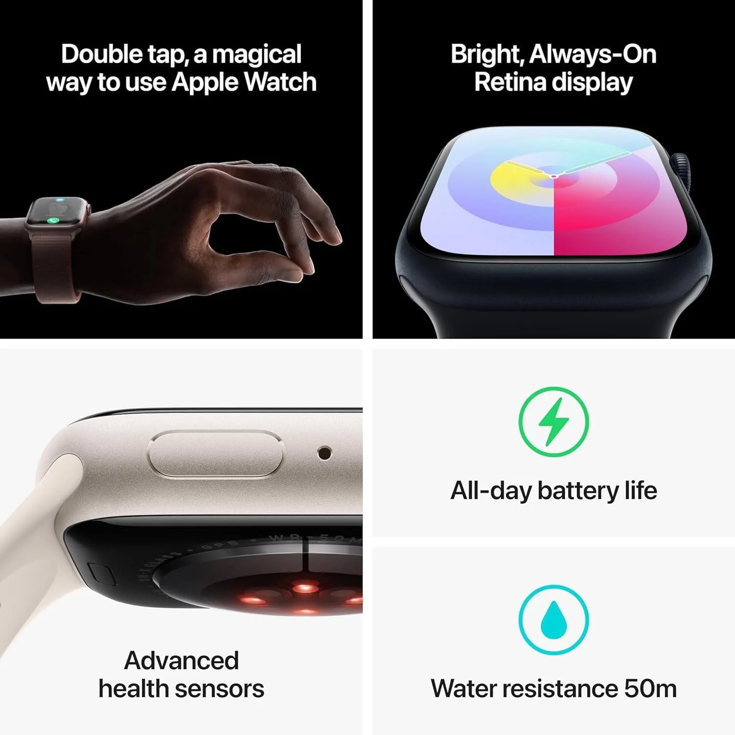 Apple Watch Series 9 GPS 41MM Smartwatch (Refurbished)