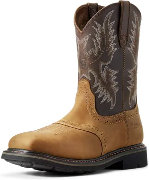 Ariat Mens Sierra Wide Square Toe Steel Toe Work Boot