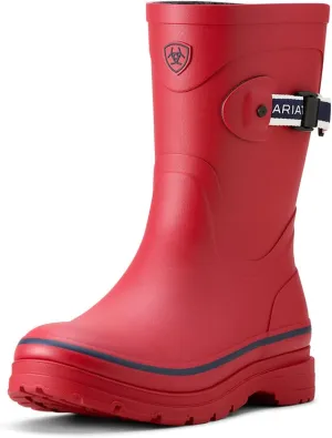 ARIAT Womens Kelmarsh Mid Graphic Rain Casual Boots Mid Calf Low Heel 1-2" - Grey