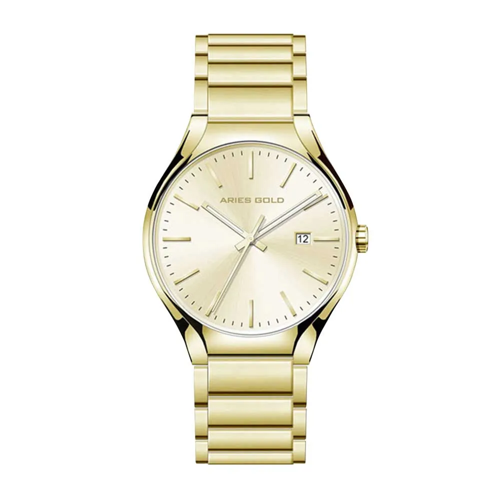 ARIES GOLD URBAN GOLD STAINLESS STEEL G 1005Z G-G MEN'S WATCH