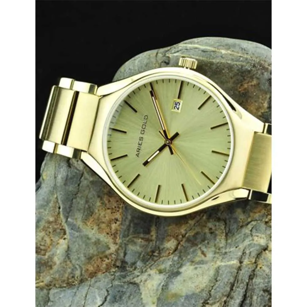 ARIES GOLD URBAN GOLD STAINLESS STEEL G 1005Z G-G MEN'S WATCH