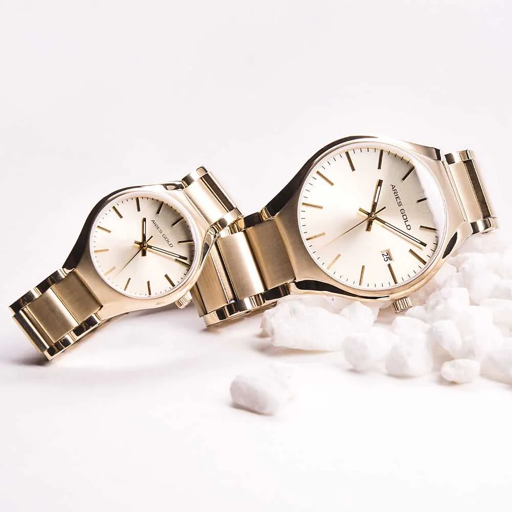 ARIES GOLD URBAN GOLD STAINLESS STEEL G 1005Z G-G MEN'S WATCH