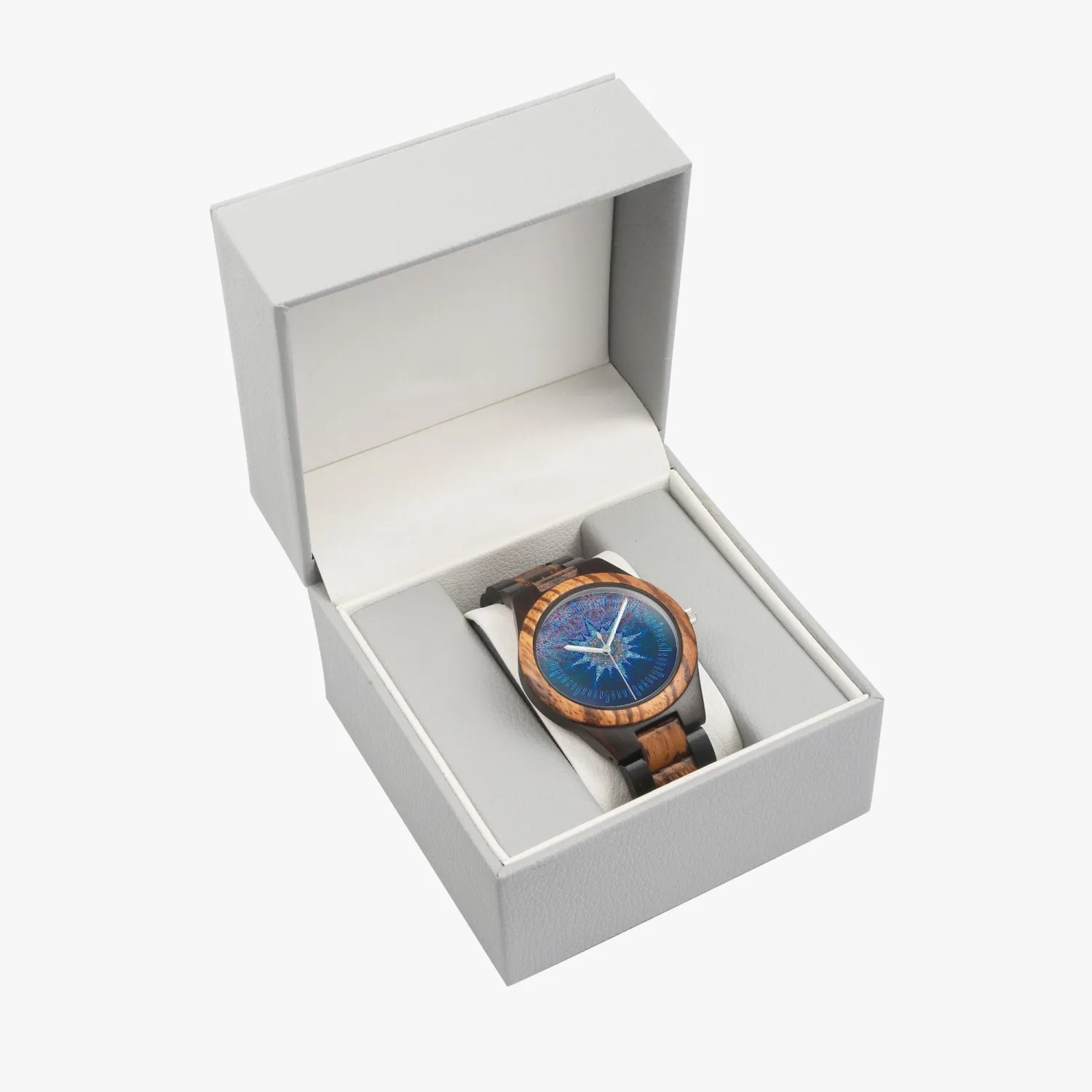Atlas Mandala Wood Watch