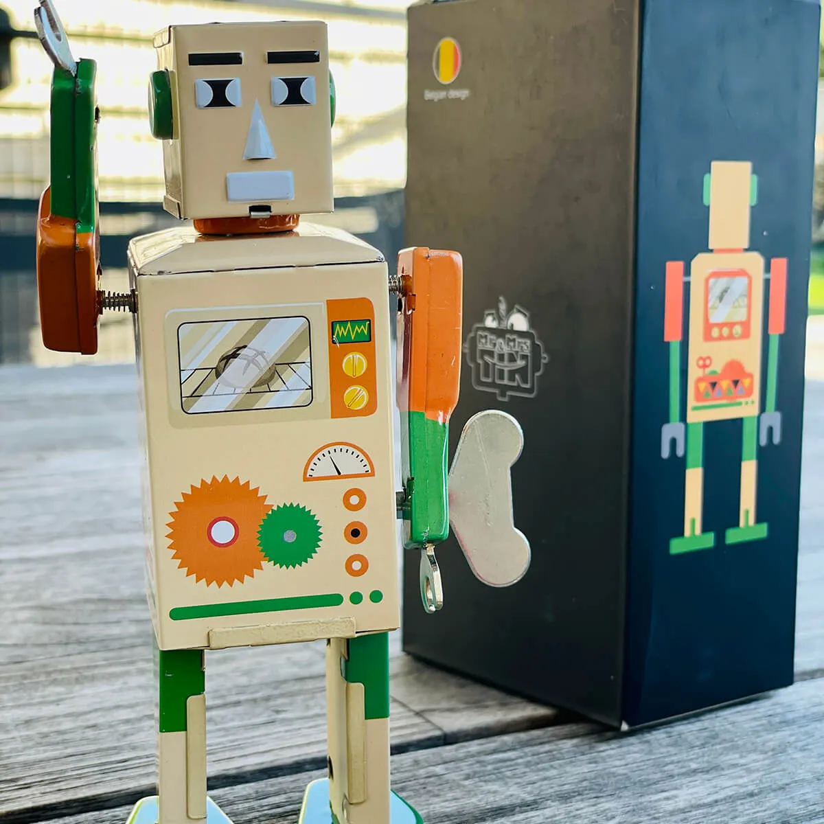 Baker Bot Wind Up Tin Robot (Limited Edition) by Mr & Mrs Tin