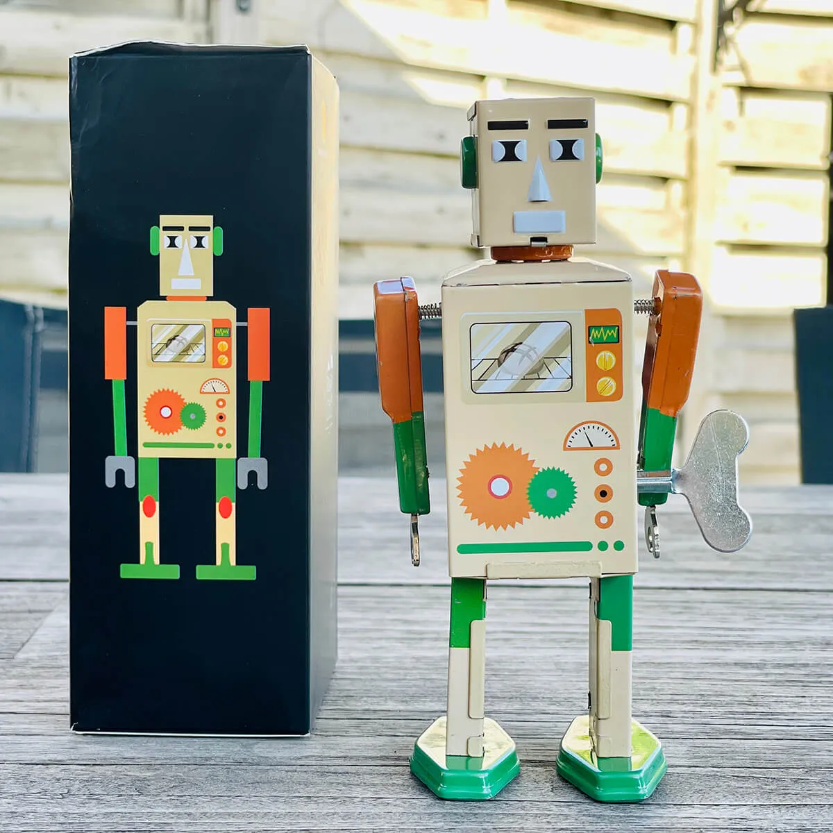 Baker Bot Wind Up Tin Robot (Limited Edition) by Mr & Mrs Tin