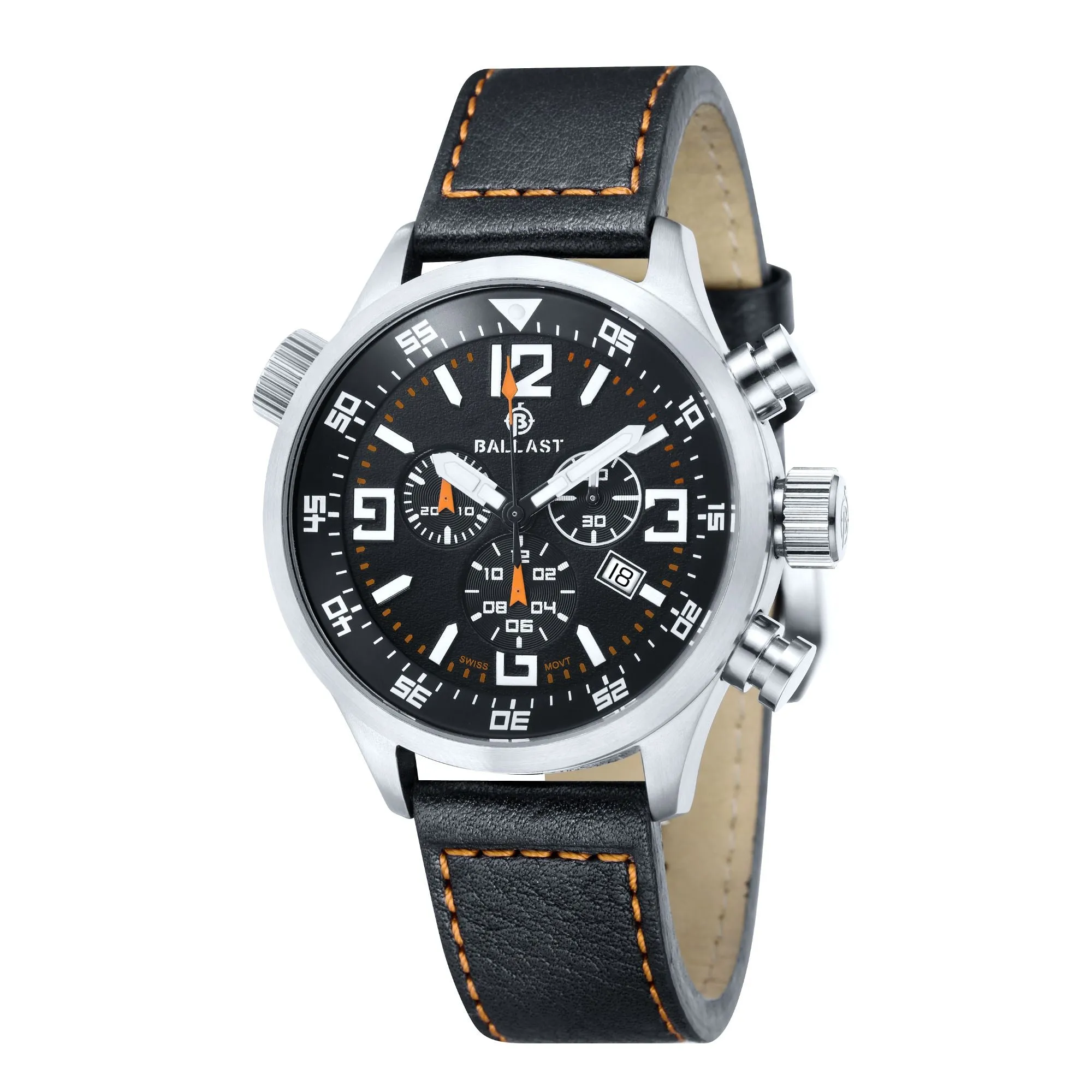 Ballast Odin Chronograph Black Men's Watch Bl-3103-03