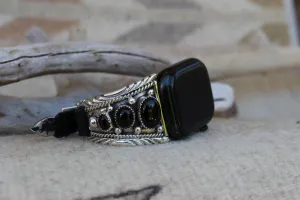 Black Onyx Apple Watch Bands