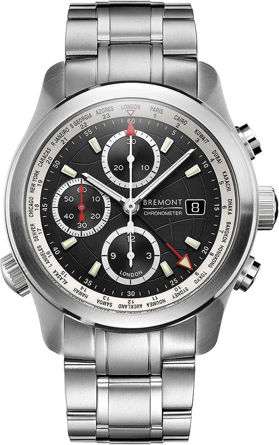 BM Watch WORSld Timer ALT1-WT Black Bracelet