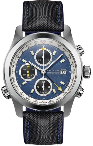 BM Watch WORSld Timer ALT1-WT Blue Chalgrove Strap