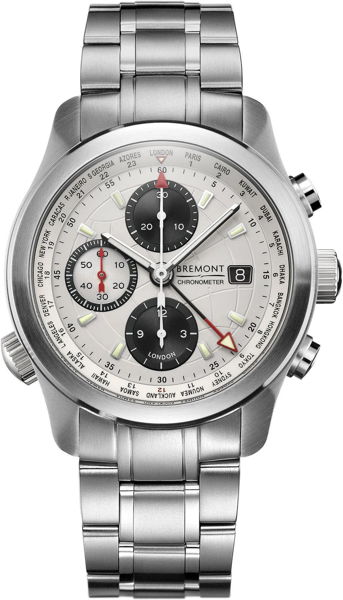 BM Watch WORSld Timer ALT1-WT White
